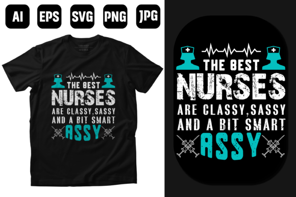 Best Nurse Quotes T Shirt Embroidery Design
