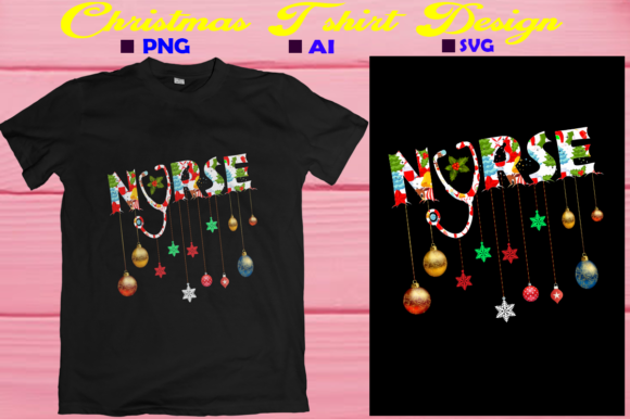 Christmas T-shirt Design, NURSE: A Festive Embroidery Review