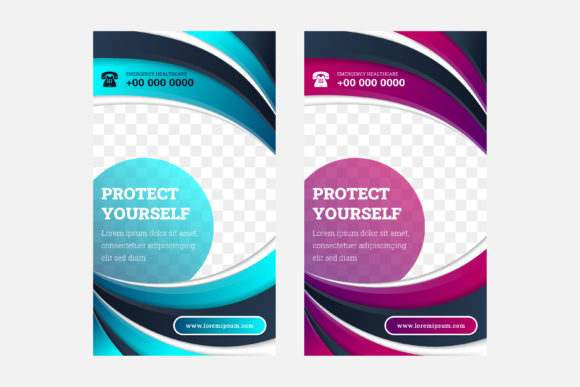 Eye Medical Vertical Banner Pink Blue: A Designer's Review