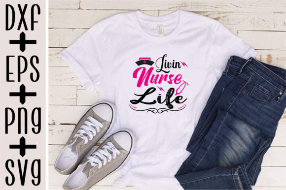 Livin Nurse Life: A Heartfelt Embroidery Design