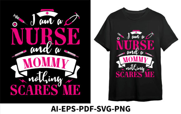 Nurse and Mom: A Bold Embroidery Design