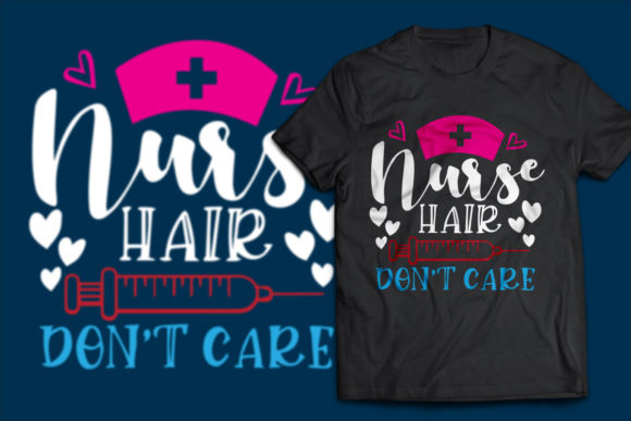 Nurse Hair Don't Care: A Bold Embroidery Design