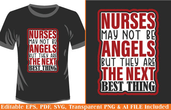 Nurse T-shirt Design: A Tribute to Angels