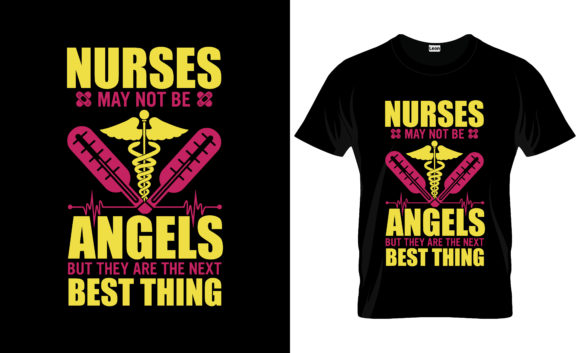 Nurse T-Shirt Design Vector Graphic 2