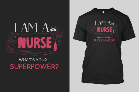 Nurse T-shirt Template Design Review