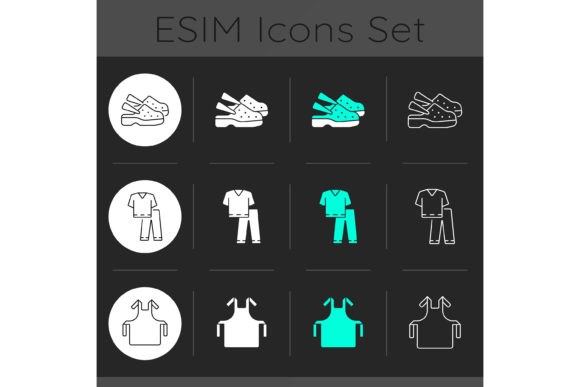 Review: Disposable Medical Uniform Icons Set