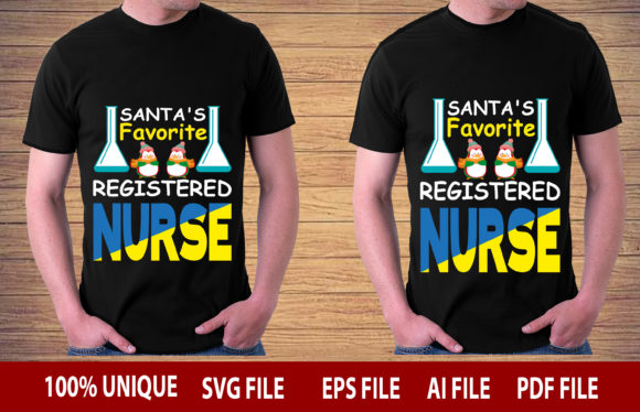 Santa’s Favorite RN: A Festive Embroidery Design