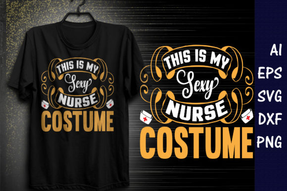Sexy Nurse Costume T-Shirt: A Bold Embroidery Choice